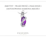 Elegancki wisiorek z ametystem i brylantami. Poznaj ametyst właściwości i jego znaczenie w biżuterii.